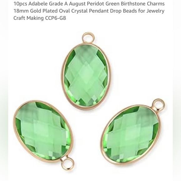 Hand Crafted Green Sheer Earrings - Picture 6 of 8